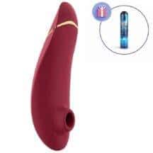 Вакуумный стимулятор клитора Womanizer Premium 2, бордовый Вакуумный стимулятор клитора Womanizer Premium 2, бордовый