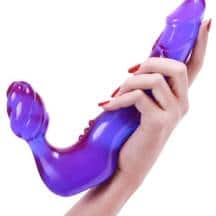 Безремневой страпон ToyJoy Bend Over Boyfrend, фиолетовый. Нет в наличии Безремневой страпон ToyJoy Bend Over Boyfrend, фиолетовый