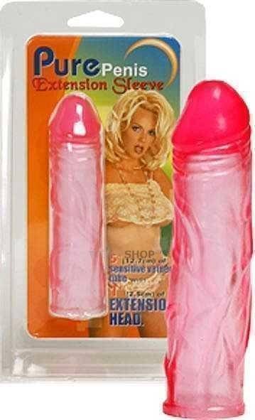 Насадка Pure Penis Extension Sleeve Pink - Seven Creations