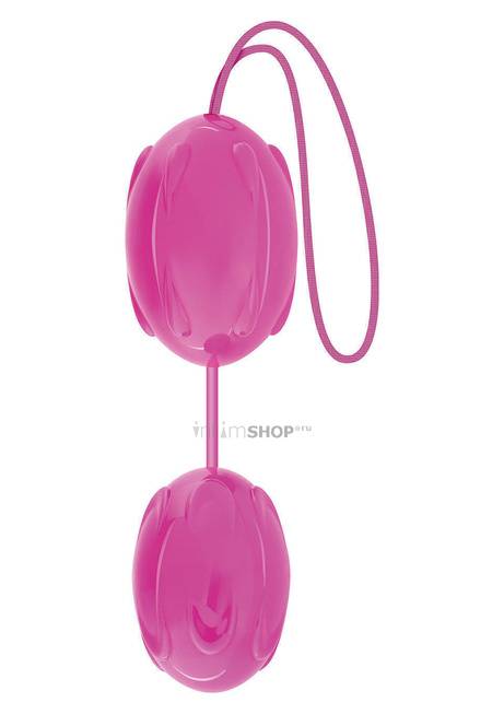 Вагинальные шарики с вибрацией Buzz Vibrating Love Balls Pink - Toy Joy