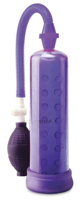 Вакуумный стимулятор Pump Worx Silicone Power Pump Purple