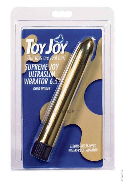 Вибратор Classic Ultra Slimline (Gold) Toy Joy золотой