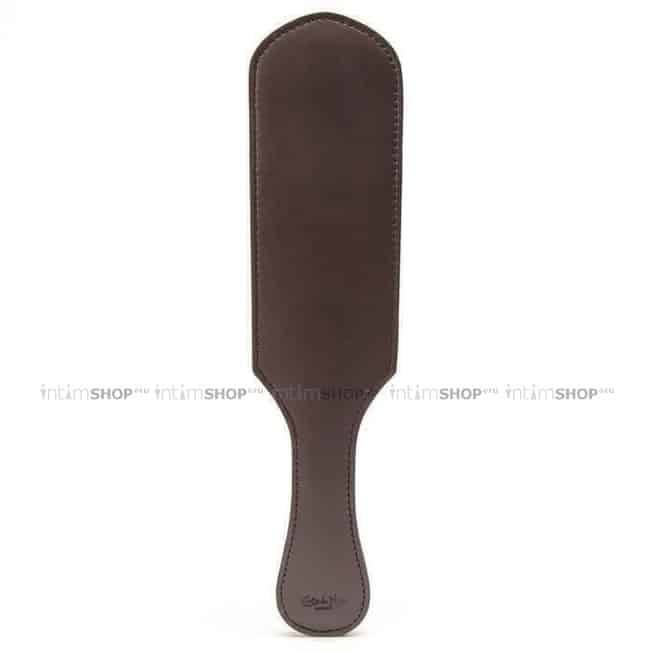 Шлепалка Coco de Mer Brown Leather Paddle, коричневый