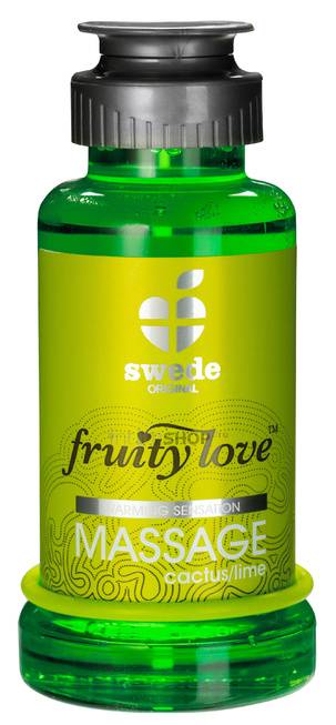 Лосьон для Массажа Swede Fruity Love Massage Cactus/Lime, 100 мл