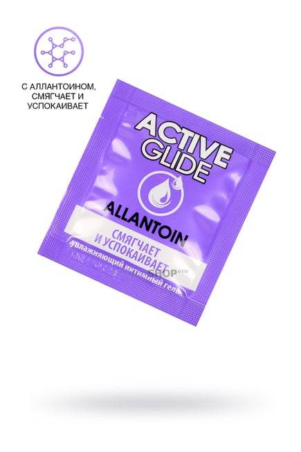 Увлажняющий интимный гель Active Glide Allantoin, саше 3 мл
