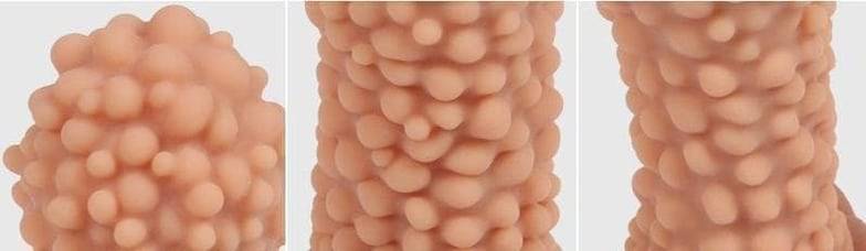 Насадка Kokos Penis Sleeve L с крупными пузырьками, телесная PS.005-L - KOKOS - Насадки на Член - Купить