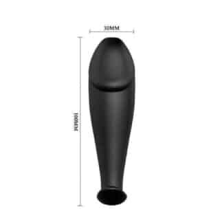 Вибропробка Pretty Love Vibra Butt Plug II, черная BI-040107 - Pretty Love - С вибрацией - Купить