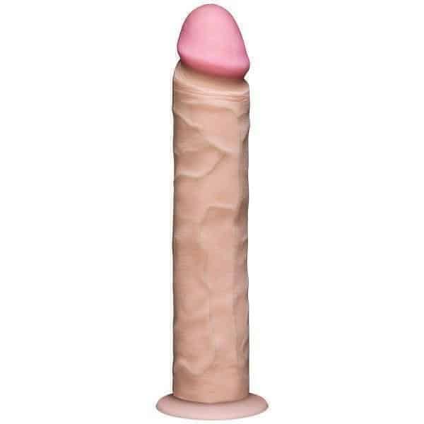 Фаллоимитатор с вибрацией Doc Johnson The Realistic® Cock Vibrating 8”, телесный 1156-02-BX - Doc Johnson - Реалистичные вибраторы - Купить