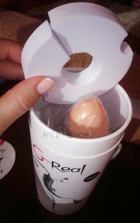 Фаллоимитатор с вибрацией Gvibe Greal Mini 18.5 см, телесный FT10639 - Gvibe - Реалистичные вибраторы - Купить