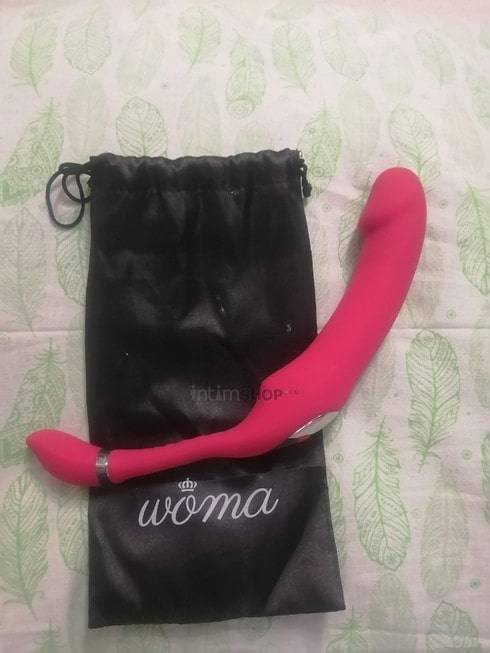Двойной вибратор для точки G Woma Indira с клиторальным стимулятором и нагревом, красный W-11 - Woma - Вибраторы на клитор и точку-G - Купить