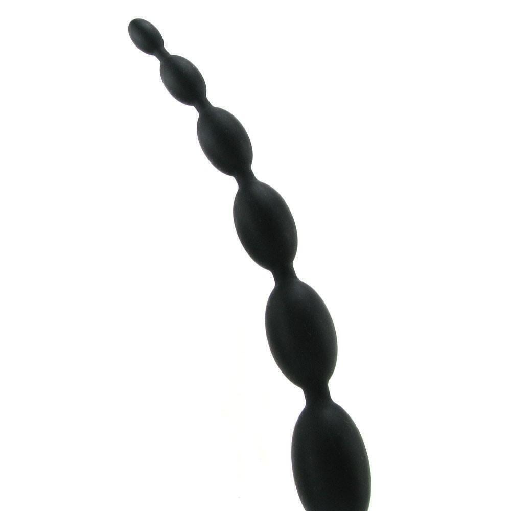 Анальный вибростимулятор елочка Pipedream Beginner's Power Beads, черный  4657-23 PD - PipeDream - Анальные ёлочки - Купить
