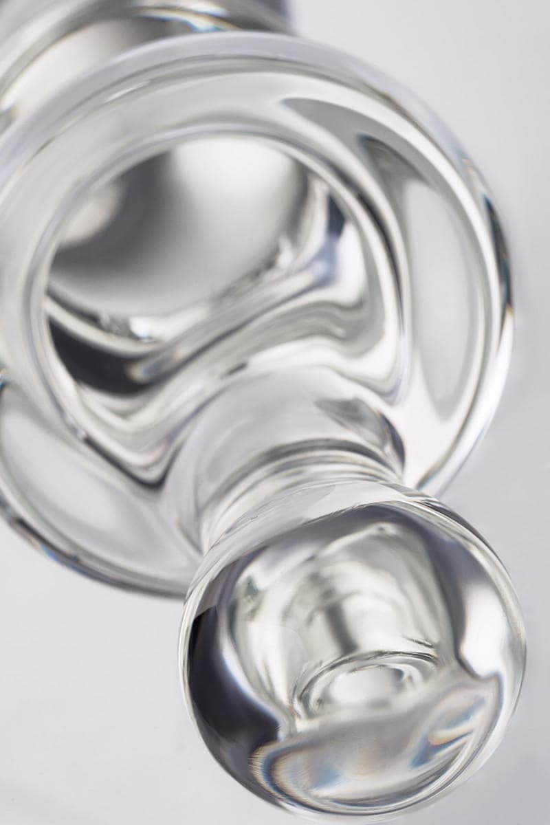 Анальная пробка Sexus Glass стеклянная, черная 0T-00002407 - Sexus Glass - Анальные пробки - Купить