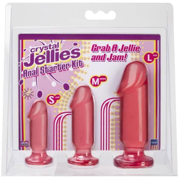 Двухсторонний фаллоимитатор Doc Johnson Crystal Jellies Double 45.5 см, розовый 0287-03 - Doc Johnson - Двухсторонние фаллоимитаторы - Купить