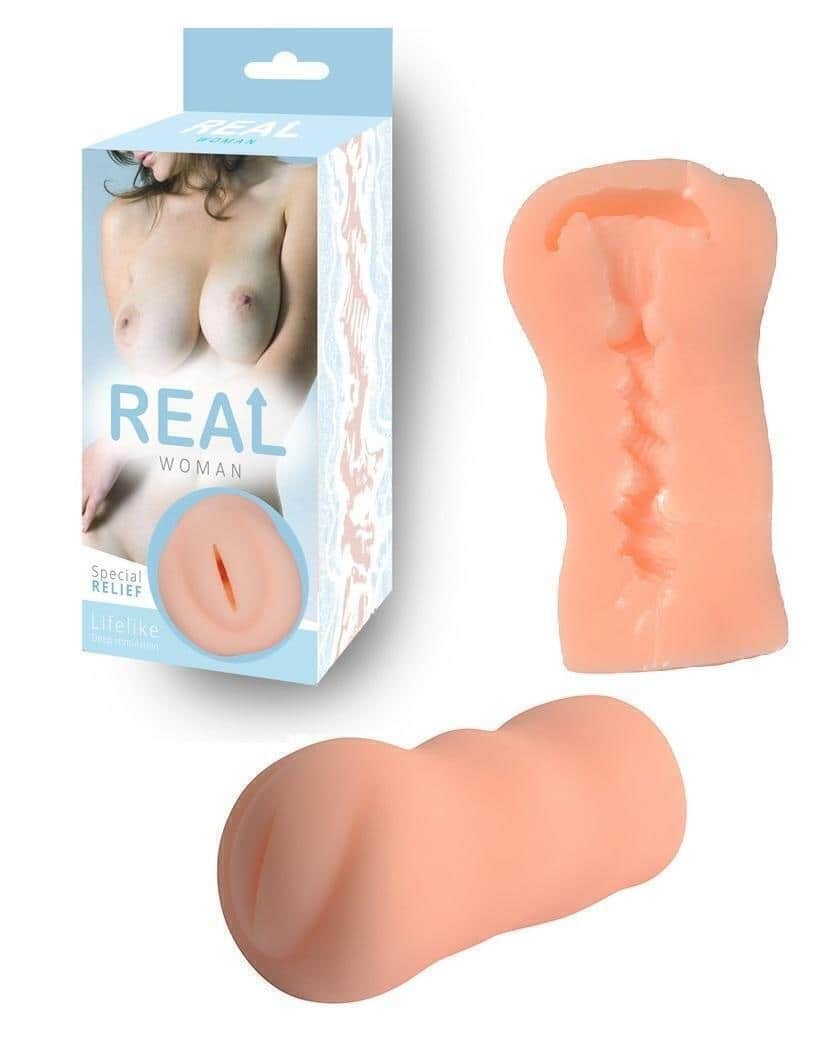 Реалистичный мастурбатор-вагина Real Woman Блондинка, телесный RW72103 - Real - Вагины - Купить
