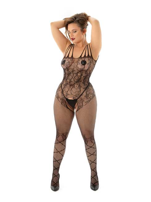 Чулок на тело Penthouse Sex Dealer, черный, S/L 4005065 - Penthouse Lingerie - Эротические чулки на тело - Купить
