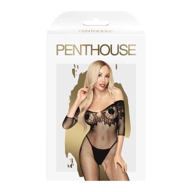 Чулок на тело Penthouse Body Search, белый, S/L 4006475 - Penthouse Lingerie - Эротические чулки на тело - Купить