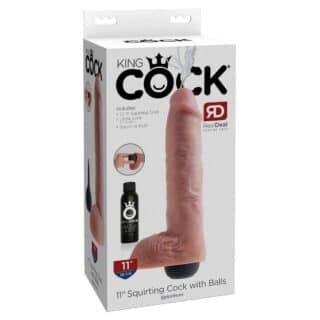 Фаллоимитатор с функцией семяизвержения PipeDream King Cock, телесный 5605-21 PD - PipeDream - Фаллоимитаторы с семяизвержением (кончающие) - Купить