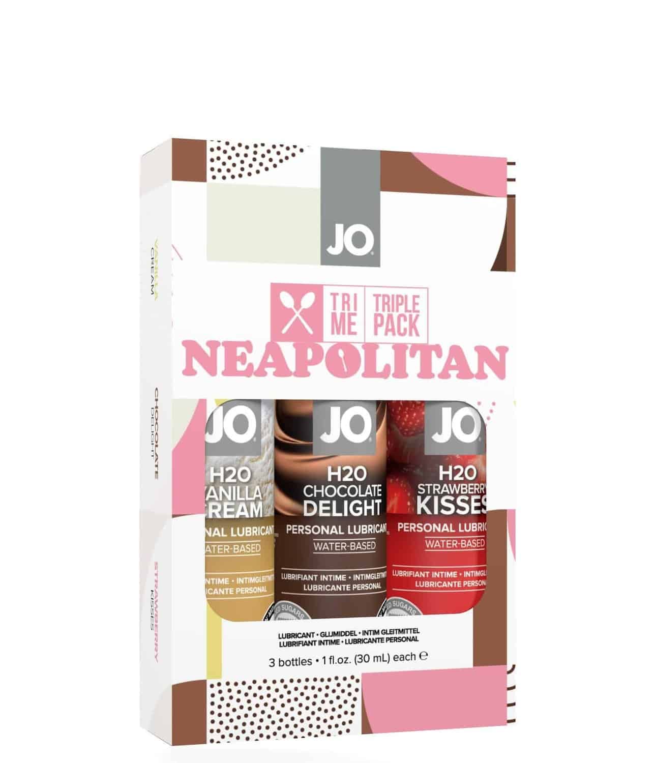 Набор оральных лубрикантов System JO Tri-Me Triple Pack Neapolitan, 30 мл х 3 шт JO10063 - System JO - Оральные смазки - Купить