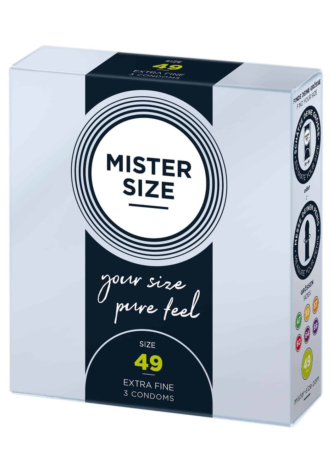 Презервативы MY.SIZE размер 60, 3 шт 127MS - My Size - Презервативы большого размера - Купить