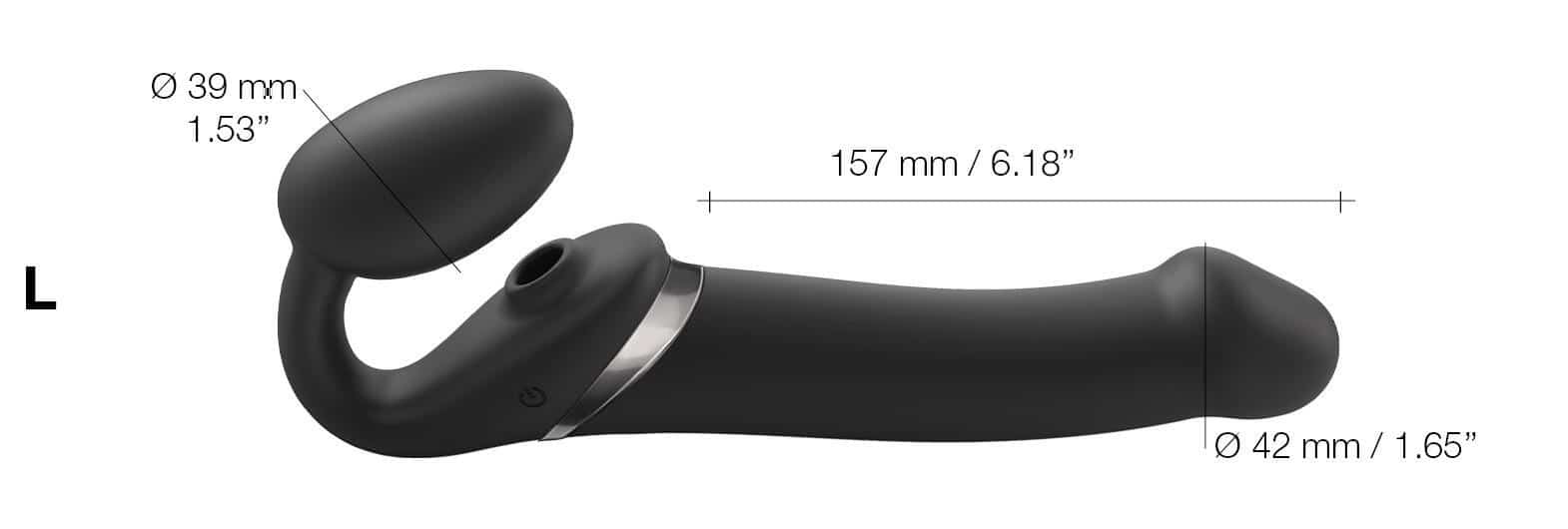Страпон с вибрацией Strap-on-me 3 мотора M, телесный 6013892 - Strap-on-me - Безремневые/Двойные страпоны - Купить