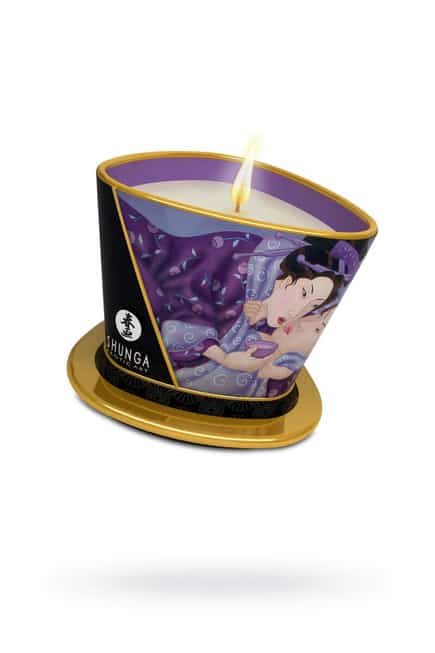 Свеча с массажным маслом Shunga Цветущий остров, 170 г 4524DESC - SHUNGA  - Массажные свечи - Купить