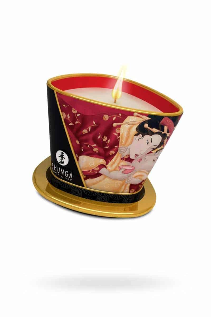 Свеча с массажным маслом Shunga Экзотические фрукты, 170 г 3100003013 - SHUNGA  - Массажные свечи - Купить