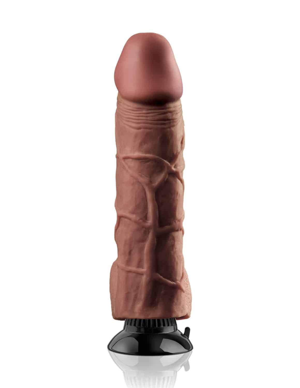Вибратор Pipedream King Cock Plus фрикционный с нагревом, телесный 5728-21 PD - PipeDream - Реалистичные вибраторы - Купить