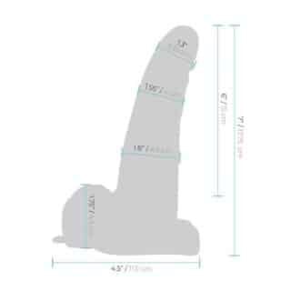 Вибрострапон на трусиках Pegasus Realistic с пультом ДУ и сменными кольцами, 19,5 см PEG-005 - Pegasus - Страпоны на трусиках и ремешках - Купить