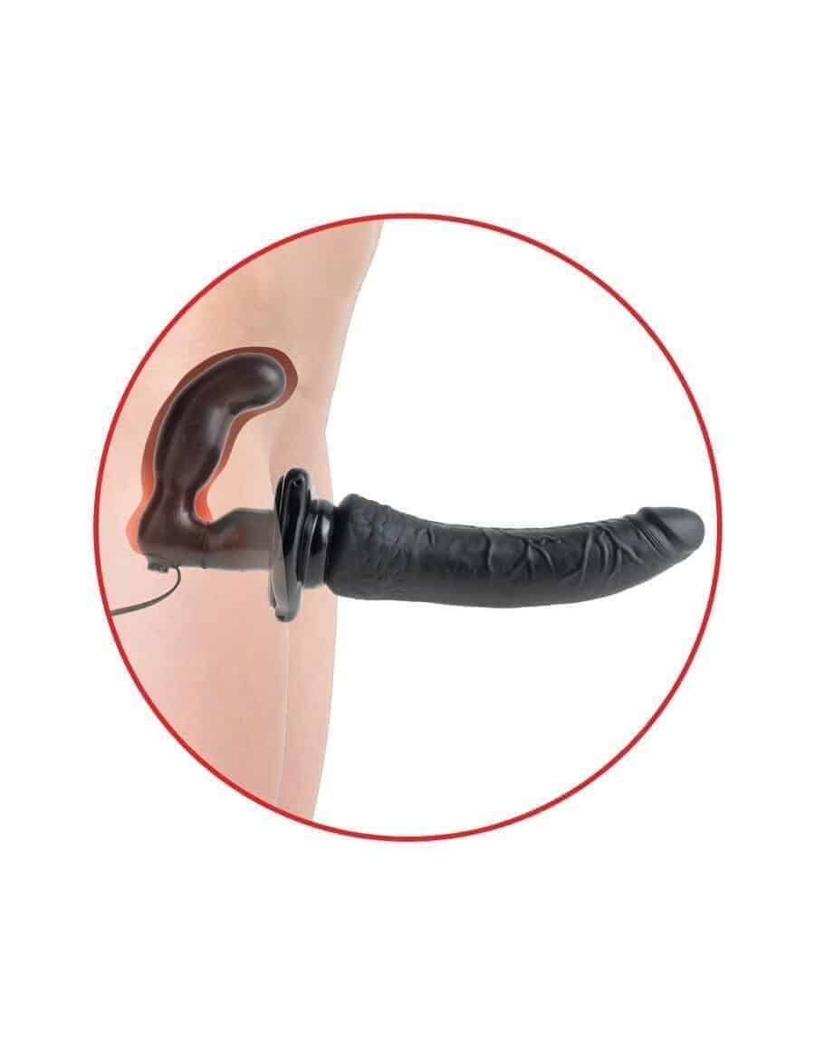 Страпон PipeDream Posable Partner Strap-On, черный PD3372-23/ DEL7995 - PipeDream - Страпоны на трусиках и ремешках - Купить