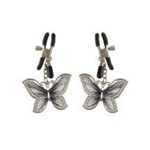 Зажимы на соски PipeDream Butterfly Nipple Clamps, серебристый