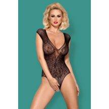 Боди Obsessive B 112 teddy S/L, чёрный