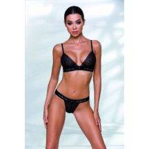 Комплекты Passion Lingerie Glamiss set Black, Чёрный, L/XL