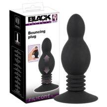 Анальная пробка Bouncing Plug by Black Velvets с пружинным механизмом