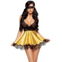 Сорочка Beauty Night Eve chemise Gold, Золотистый, S/M