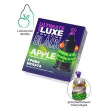 Презерватив стимулирующий Luxe Black Ultimate Грива мулата Яблоко, 1 шт