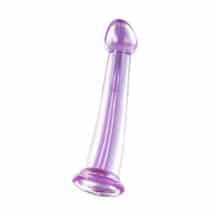 Фаллоимитатор Toyfa Jelly Dildo M на присоске 18 см, фиолетовый