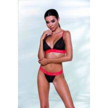 Комплекты Passion Lingerie Glamiss set Black-Red, Чёрный, S/M