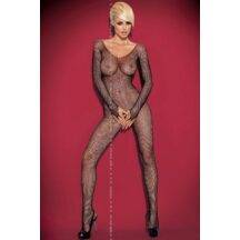 Боди Obsessive N 109 bodystocking, Чёрный, S/M/L