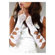 Перчатки LivCo Corsetti Fashion LC gloves model 4, Белый, One size