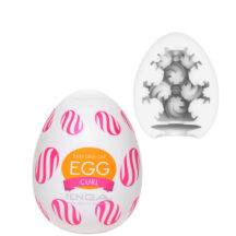 Мастурбатор Tenga Egg Wonder Curl, белый