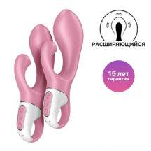 Вибратор-кролик с расширением Satisfyer Air Pump Bunny 2, розовый