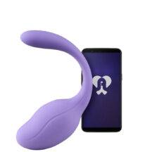 Виброяйцо с клиторальным стимулятором Adrien Lastic Smart Dream 3.0, сиреневое