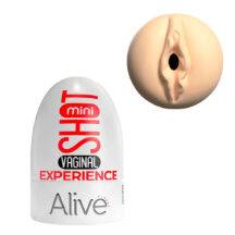 Мастурбатор Adrien Lastic Alive Mini Shot Vaginal Experience, телесный