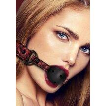 Кляп-шарик Shots Luxury Breathable Ball Gag, черный