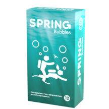 Презервативы рельефные с точками Spring Bubbles, 12 шт