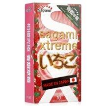 Презервативы Sagami Xtreme Клубника 0.04, 10шт