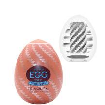 Мастурбатор Tenga Egg Hard-Boiled Spiral, белый