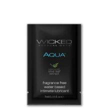 Лубрикант Wicked Aqua на водной основе, 3 мл