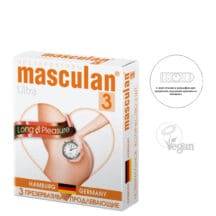 Презервативы Masculan Ultra Long Pleasure продлевающие, 3 шт