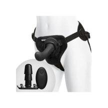 Вибрострапон Doc Johnson G-Spot Pleasure Set с пультом ДУ, черный